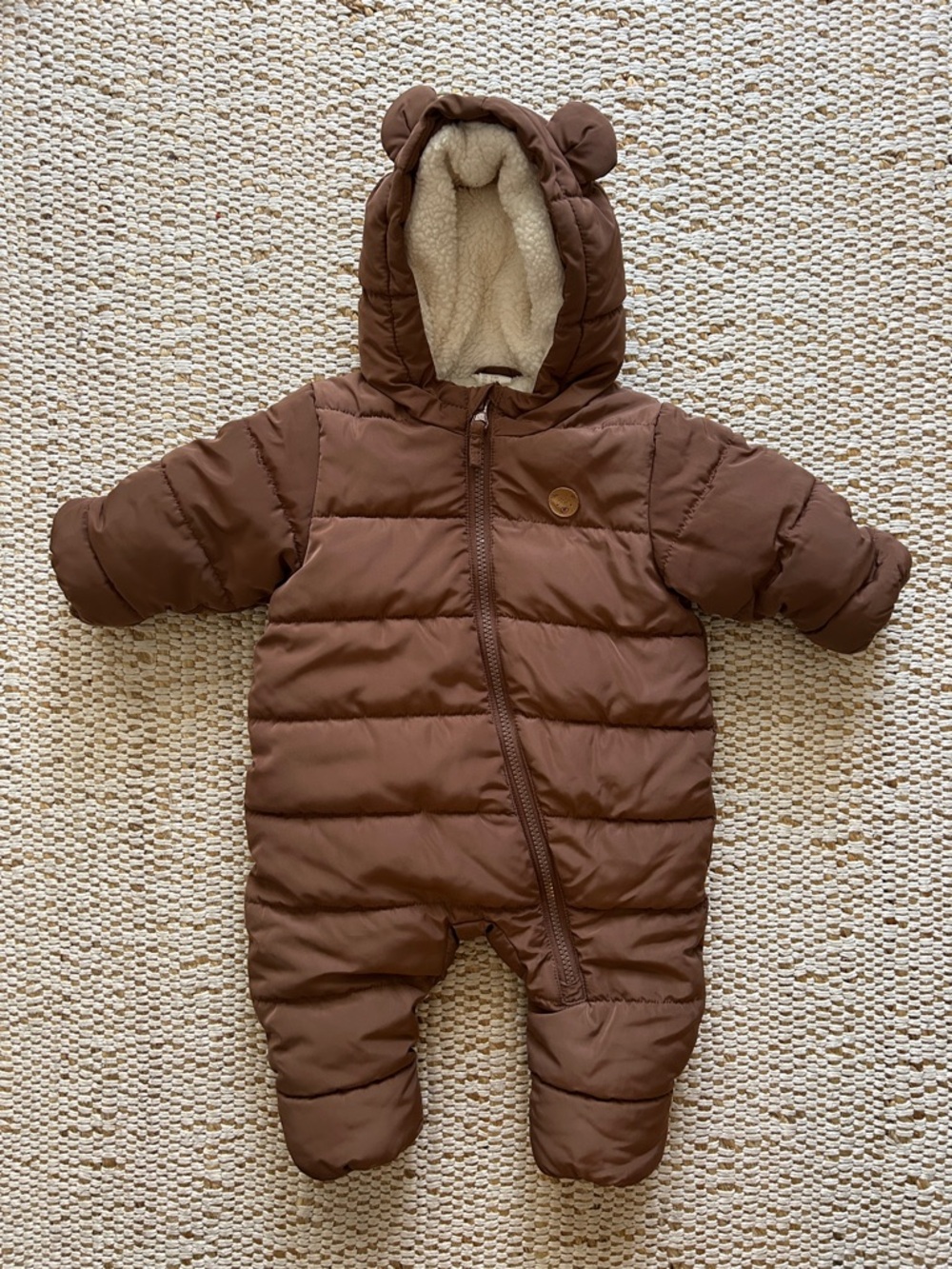 H&M baby bear bunting suit